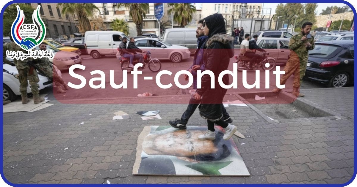 Suspension des sauf-conduits pour la Syrie en France